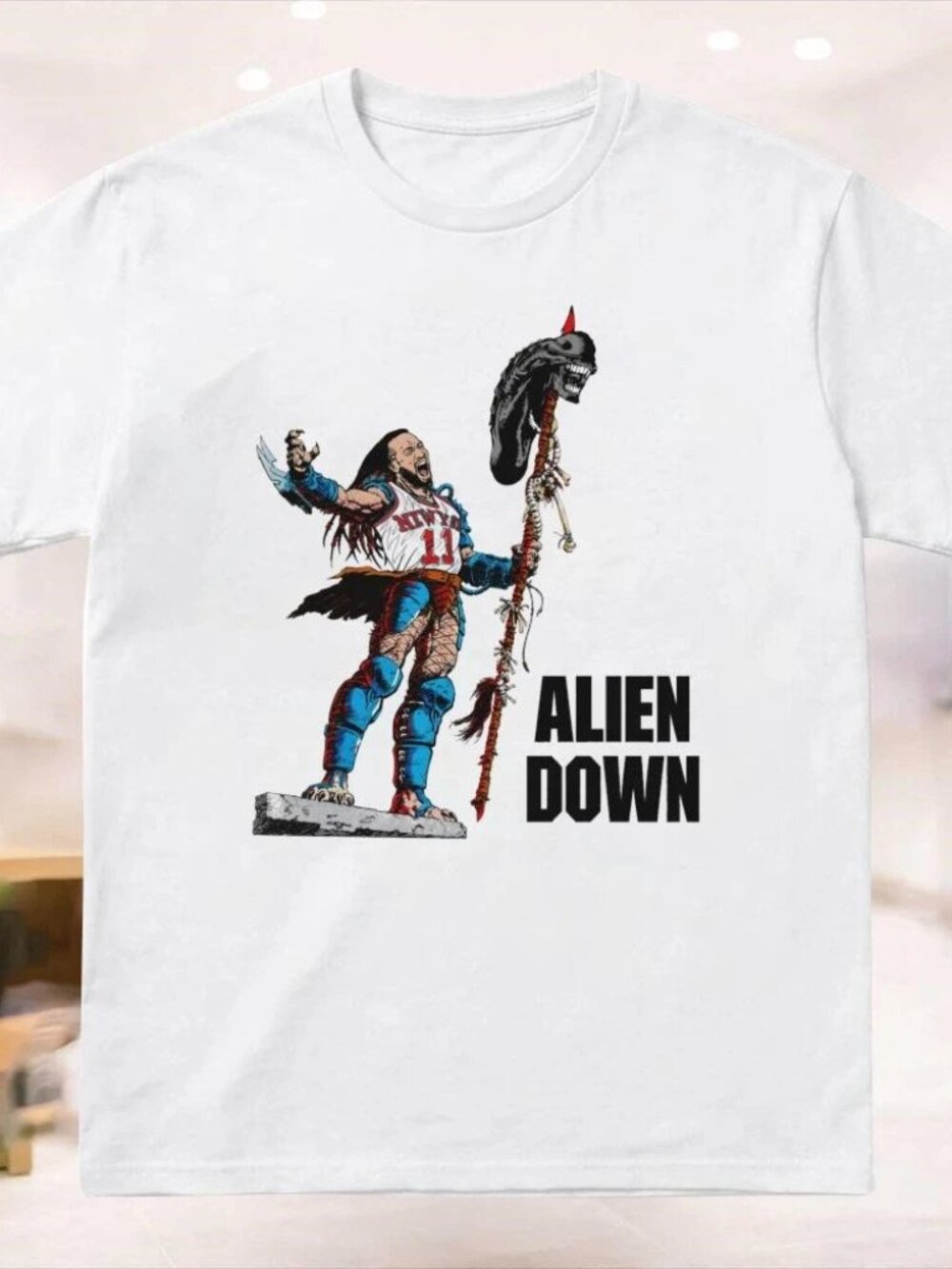 New York Knicks Josh Hart Alien Down T Shirt